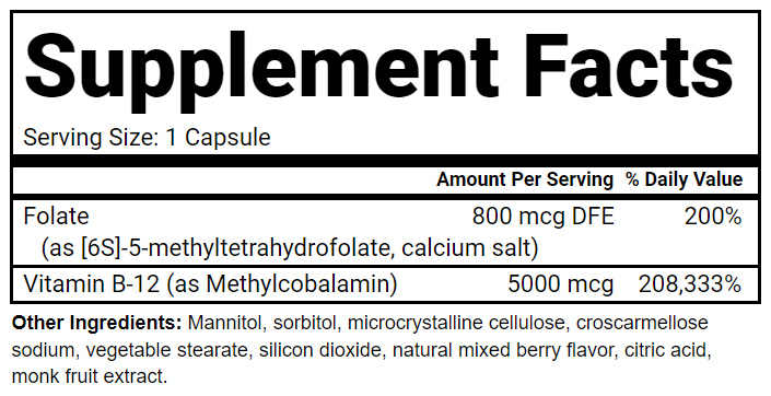 B12 Methylfolate Select