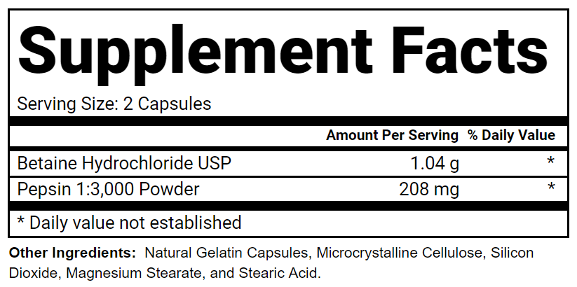 Digestive Acid HCl