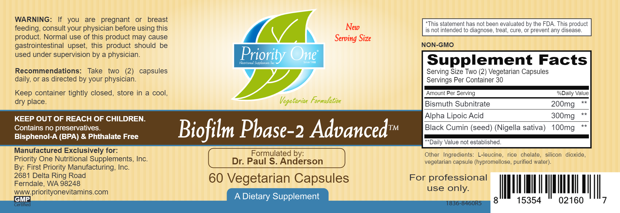 Biofilm Phase-2 Advanced – The Ruscio Institute LLC