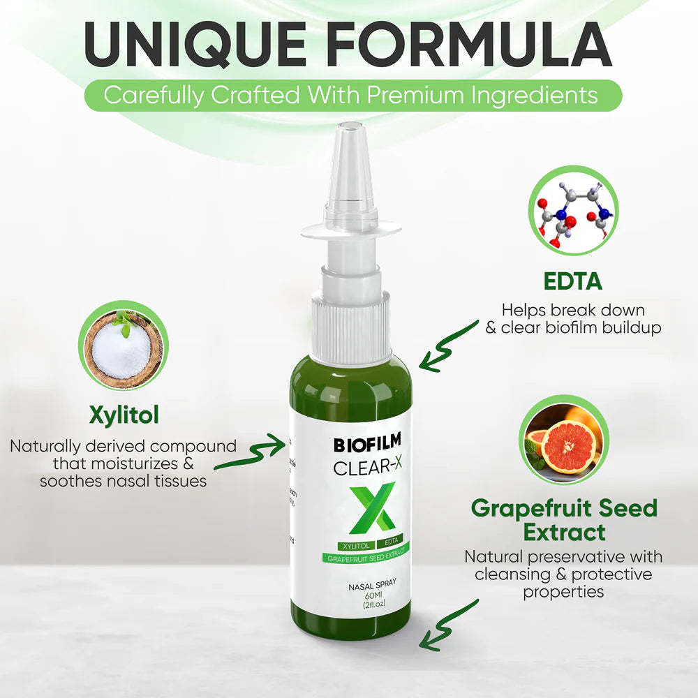 BioFilm Clear-X Silver-Free EDTA Nasal Spray