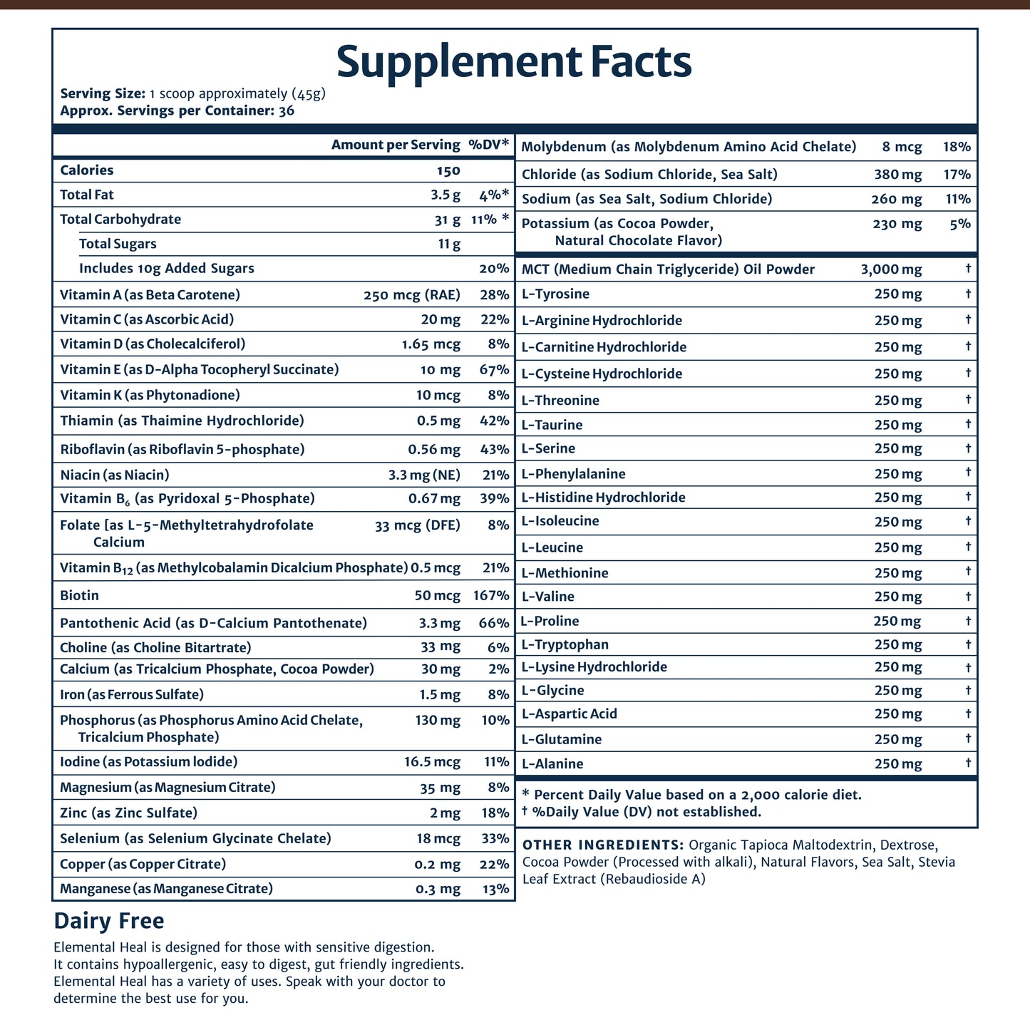 Elemental Heal Whey Free