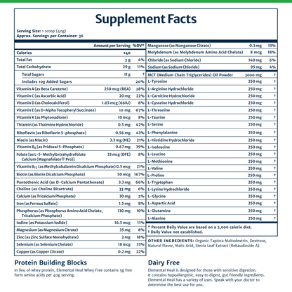 Elemental Heal Whey Free (Final Sale)