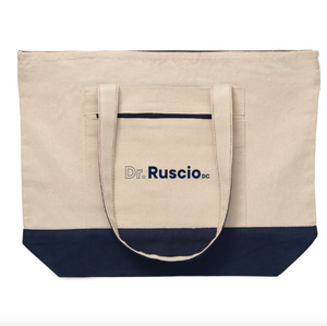 Dr. Ruscio 12oz Cotton Canvas Zippered Tote Product Image