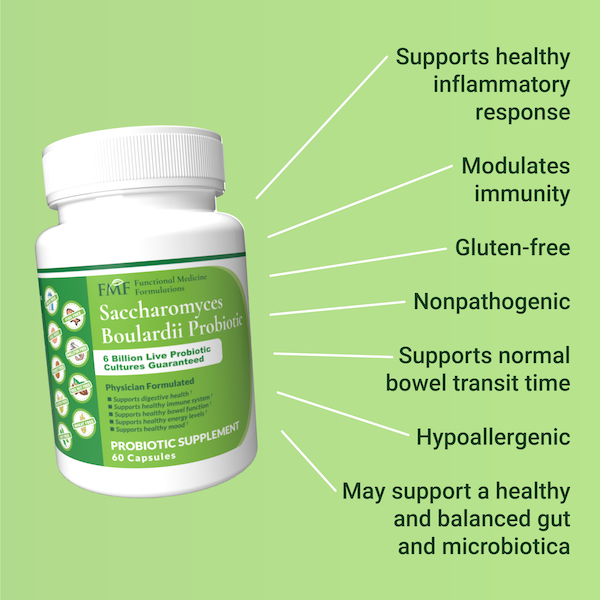 Saccharomyces boulardii: Supporting gastrointestinal health